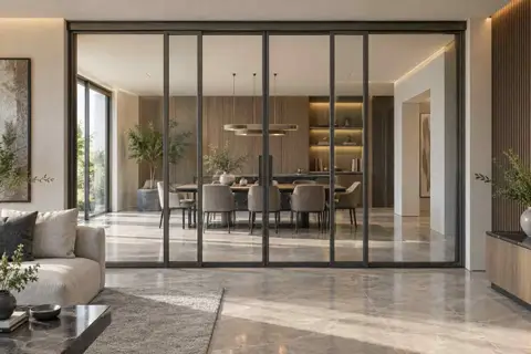 Aluminium Sliding Internal Partion Doors